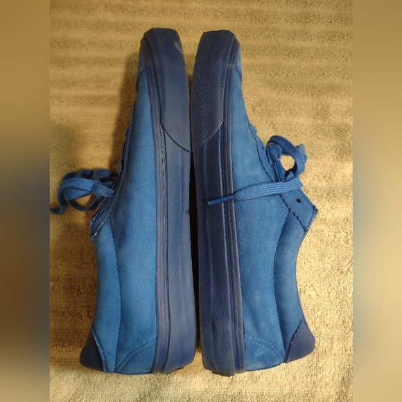 Vault by Vans Blue Suede Sport LX Sneaker Men's Size 8.5 Women's Size 10 - Picture 7 of 11